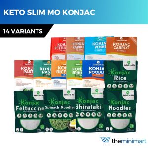 KetoSlim Mo Konjac 270g - Noodle / Rice / Pasta / Cake / Spaghetti / Carrot / Spinach / Penne / Udon / Fettuccine