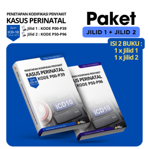 Buku Rekam Medis Penetapan Kodifikasi Penyakit Kasus Perinatal Kode P00-P96 (2 Jilid)
