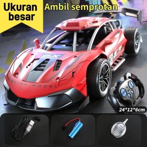 OLF Mobil Remote Control Spray 2.4G 1:18 Kecepatan Tinggi Rc Spray Mobil Balap Remote Control Rc Drift
