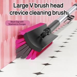 Brush Multifunction Dense Bristles Floor Brush Rotatable Long Handle Sofa Durable Office