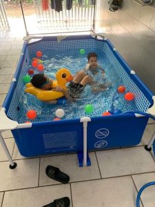 Bể bơi khung kim loại chữ nhật 22m*15m* 60cm INTEX giá rẻ vô địch trên các sàn BH 5 năm bộ quà tặng 120k ( phao bóng bộ vá )