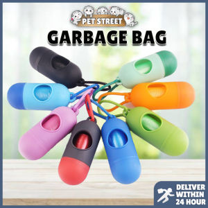 Pet Litter Disposable Garbage Bag Plastik Sampah Kucing Outdoor Travel Baby Dog Rubbish Cat Sand Litter Diapers Refillable Capsule Design Hygiene Portable 宠物胶囊垃圾袋