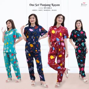 SETELAN FOREVER SWEET CP COLORFULL BUBLE MAMSIZE