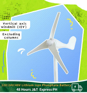 600W/1000W Wind Turbine 12V 24V Mild Wind Start Magnetic Levitation Generator High-Power 220V Inverter Output Wind