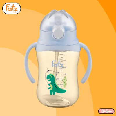 Bình tập uống nước FATZ BABY Tritan FB0250NH chống đổ 2 tay cầm với phao 360 độ dung tích 250ml