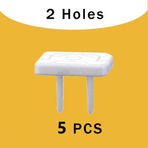 10Pcs Outlet Covers With Hidden Pull Handle Baby Proofing Plug 2/3-Prong Child Safety Anti-electric