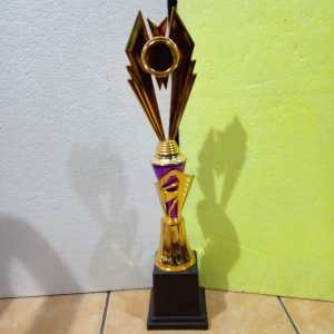 Piala Lomba Juara 12 3 4 (FTG BODY UNGU RASER) "costum" FREE STICKER (BOLEH satuan)TERMASUK sticker
