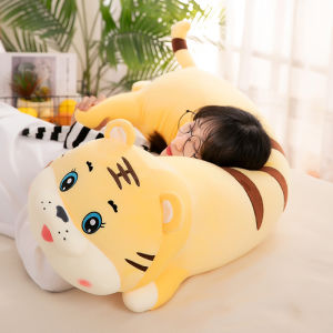 GỐI ÔM NGỦ DÀI HÌNH HỔ NẰM LOẠI LỚN 120CM CỌP NẰM VẢI MINISO CAO CẤP XUẤT DƯ