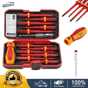 13PCS 1000V Changeable Insulated Screwdriver Set And Magnetic Slotted Bits Repair Tool Electrician Tools