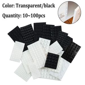 Strong Self-Adhesive Clear Door Stopper Rubber Damper Buffer Cabinet Bumpers Furniture Dots Cushion Protective Pads Tiny Bumpons