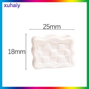 xuhaiy ชุดแจกันทรงเรขาคณิตจำลองขนาดเล็ก10ชิ้นสำหรับตกแต่งบ้านโมเดลกระถางต้นไม้สีเขียวจัดวางดอกไม้10ชิ้น