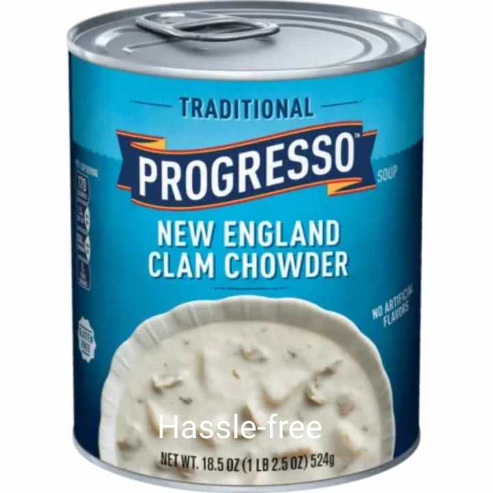 PROGRESSO TRADITIONAL NEW ENGLAND CLAM CHOWDER (524g) MADE IN USA ...