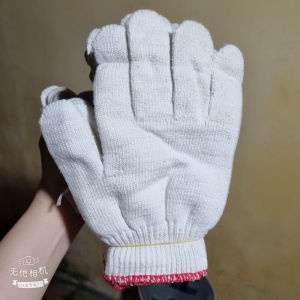 combo 100 đôi Găng tay sợi bảo hộ lao động găng tay sợi poly trắng găng tay sợi len bảo hộ-găng tay lao động