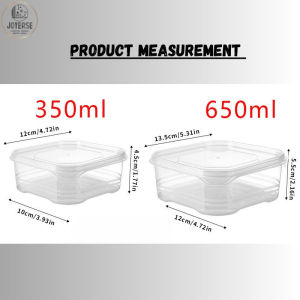 350/650/1200/2000ML Refrigerator Organizer Tupperware Kitchen Fridge Fresh Food Storage Box Containers Stackable Lid