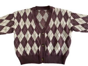 Azalea crop cardigan rajut wanita