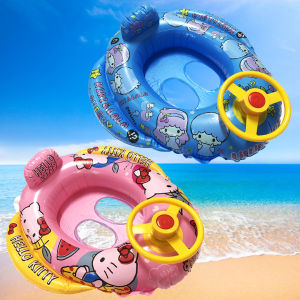Cartoon Car Shape Baby Float Inflatable Swim Ring Float Rubber Car Swimming Ring Outdoor Life Buoy KERMODE
