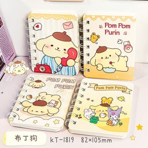 Kawaii Sanrios A7 Notebooks Cinnamonroll Kuromi My Melody Anime Notepads Cute Cartoon Weekly Planner Writing Paper Girls Gift