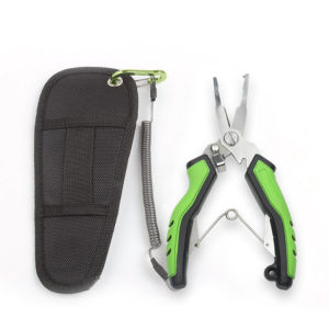 OLIKEI High Quality Aluminum Alloy Fishing Pliers Fishing Grip with Scale Lure Pliers Cut Line Multifunctional Fishing Tools Fishing Accessories