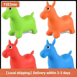【Local shipping】 Creative Baby Christmas Gift Inflatable Toys Jumping Horses Kids Sports Toys
