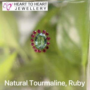 Natural Gemstone Tourmaline Ruby (Gembox8002)