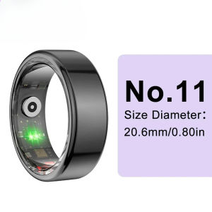 For Xiaomi R02 Smart Ring IP68 & 3ATM Waterproof Fitness Tracker with HR  Blood Oxygen Tracking Multi-Sport Modes Health Wristband for Men & Women