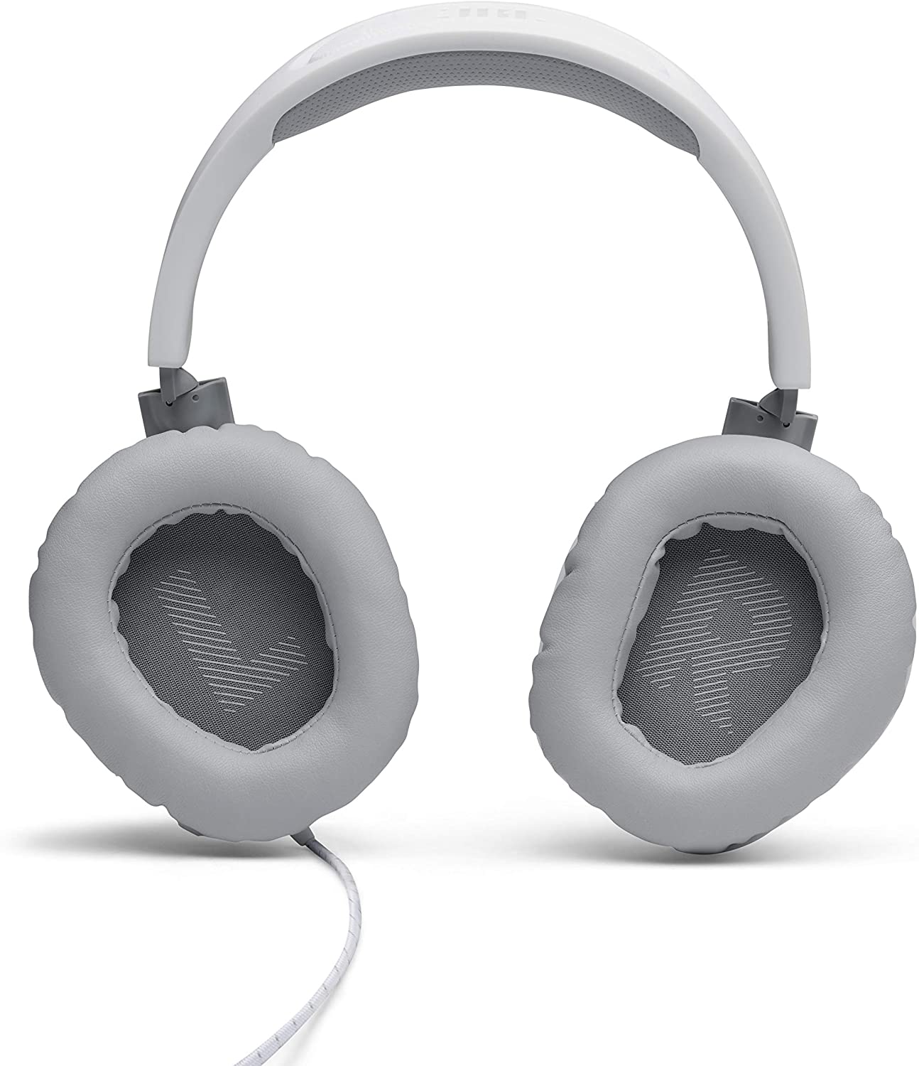 JBL Quantum 100 Wired Over-Ear Gaming Headphones – White