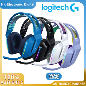 Logitech G733 Lightspeed Wireless Gaming Headset Suspension Headband Lightsync RGB Blue VO!CE Mic PRO-G Audio – Black Gaming Headset Wireless PC PS5 PS4 Switch Compatible