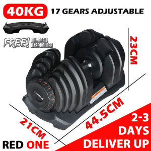 Deliver Dumbbell Quick Adjustable Dumbbell Set 24/40KG Home Gym Fitness Equipment