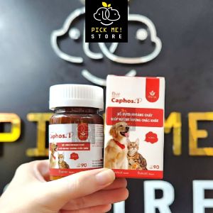 Five Caphos .D - Bổ Sung Canxi Khoáng Chất Giúp Xương Chắc Khỏe cho Chó Mèo - Hộp 90 Viên