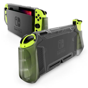 Dockable Case for Nintendo Switch Mumba TPU Grip Protective Cover Case Compatible with Nintendo Switch Console and Joy-Con Controller