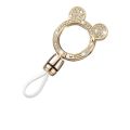 QIXING Premium Keychains Round Metal Key Holder Fashion Jewelry Buckle Key Rings. 