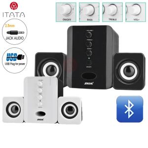 SADA Mini USB Speaker 2.1 Wired Combination Bluetooth Bass Music Subwoofer for Cellphone