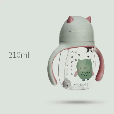 Bebamour Baby Sippy Cup Tritan PPSU Baby Water Bottle With Handle Straw Cup