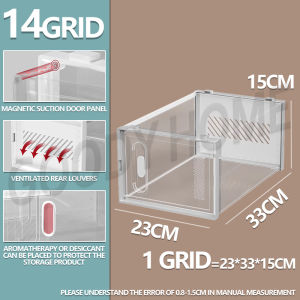 Goody Hard Plastic Big Size Shoe Box Stackable Shoes Rack Storag Organizer Foldable Shoe Box Organizer Drawer Case design