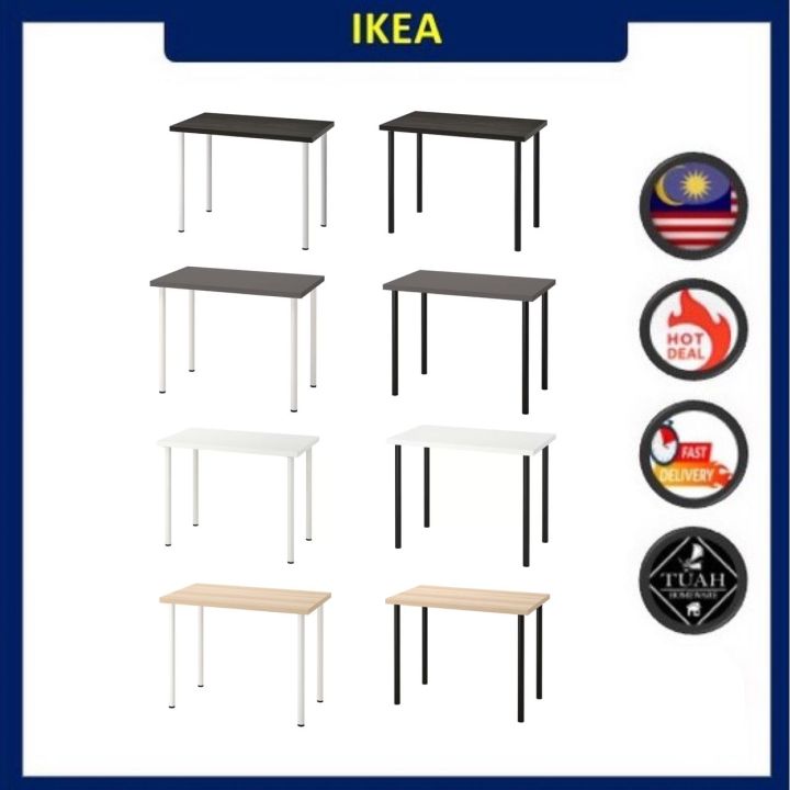 IKEA LINNMON / ADILS Table (100x60 cm) Sekali Kaki Lazada