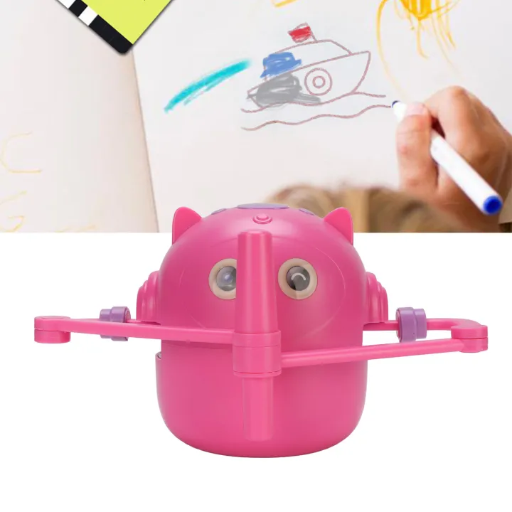 Smart Drawing Robot Robot Drawing Toy with 100 Sheets Cards 2 Pens ...