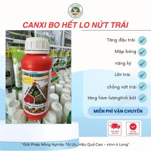 CANXI BO KẼM (500ml) | Hạn chế rụng trái nứt trái bó trái lên màu đẹp