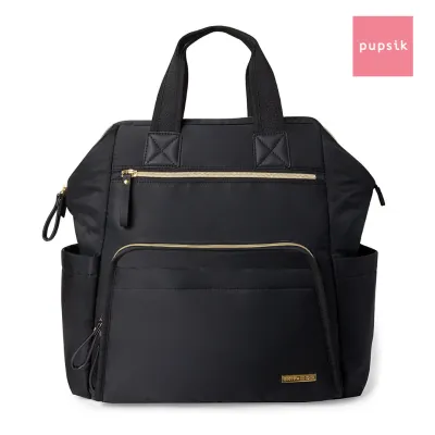 Skip Hop Mainframe Wide Open Diaper Backpack - Black