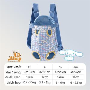 địu hình cinnamoroll và hello kitty cho cún miu đi chơi - dành cho chó mèo - T3 PETS SHOP