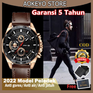 AOKEYO 216 jam tangan pria dewasa 2022 keren anti air jam tangan cowok Luxury COD（Free Kartu Garansi + Box ）