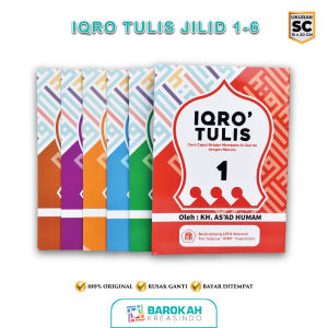 Belajar Tulis Iqro Tulisan Tangan Sendiri Lengkap Jilid 1 sampai 6 Ukuran Besar