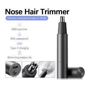 Xiaomi Mijia Electric Nose Hair Trimmer Pro Anti-Pull Safe Nose Hair Trimmer Travel Mini Grooming Tool