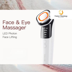 Facial Massager LED Photon EMS Lifting Device Eye Skin Wrinkle Removing Heat Skin Care