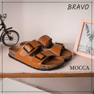 Brody BRAVO Sandal casual pria sandal slop cowok birken ban dua sol puyuh terbaru