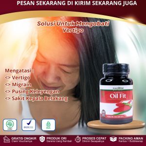Oil Fit - Obat Vertigo Migrain Sakit Kepala Belakang Berkepanjangan Pening Menahun