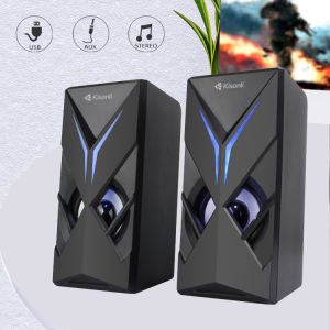 KISONLI Gaming Speaker Komputer/Laptop U-9005 Strong Bass And LED RGB Light