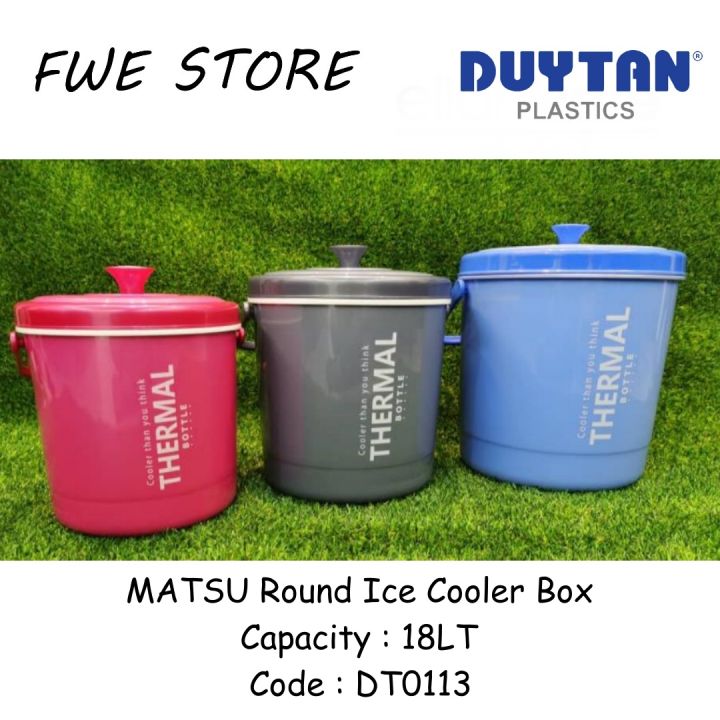 MATSU Round Rice Bucket / Ice Bucket / Ice Box / Ice Cooler Box