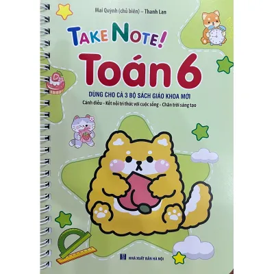 Sách - Take Note ! Toán 6 ( dùng chung cho cả 3 bộ sách giáo khoa mới )