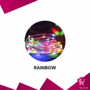 BabyShop-C943 Lampu Kawat Mini Led Ukuran 5 Meter Lampu Serbaguna Tumblr Light Led / Lampu Hias Bucket Balon Gift / Lampu Kawat Led 5M Dekorasi Indoor Outdoor Import