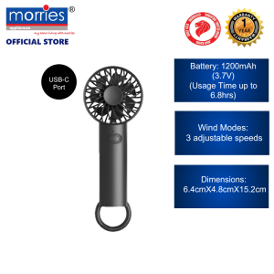 Morries MSF99 Portable Cooling Fan / Handheld Fan USB-C charging